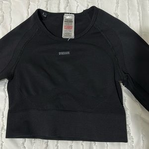 Black Gymshark workout Shirt